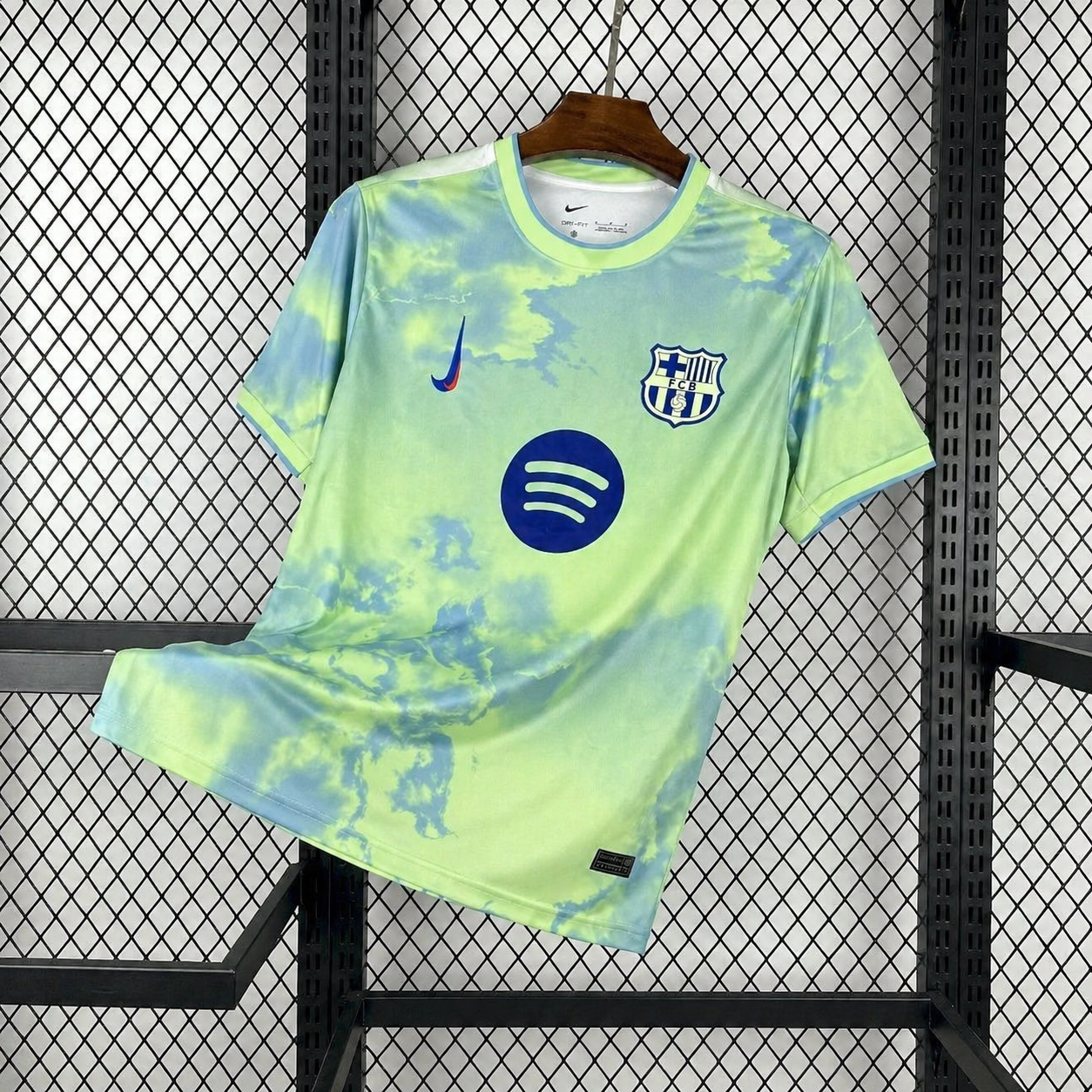 2025/2026 Barcelona Special Edition Green Aura Football Shirt