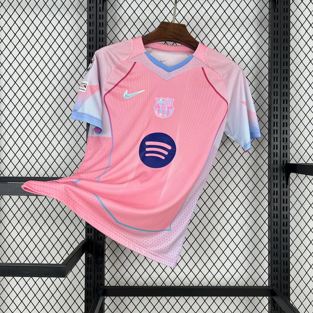 2025/2026 Barcelona Special Pink Football Shirt