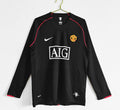 2007/2008 Retro Manchester United long Sleeve Soccer Jersey Third Away 1:1 Thai Quality